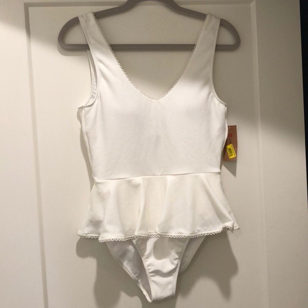 White One Piece Swimsuit